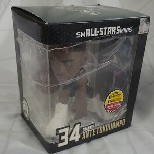 NBA smALL-STARS GIANNIS ANTETOKOUNMPO BUCKS 6" MINI FIGURE BLACK JERSEY NEW BOX
